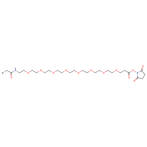 BrCC(=O)NCCOCCOCCOCCOCCOCCOCCOCCOCCC(=O)ON1C(=O)CCC1=O