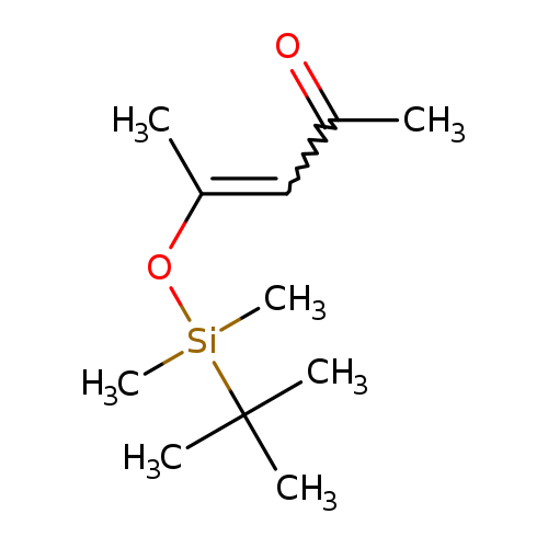 CC(=O)C=C(O[Si](C(C)(C)C)(C)C)C