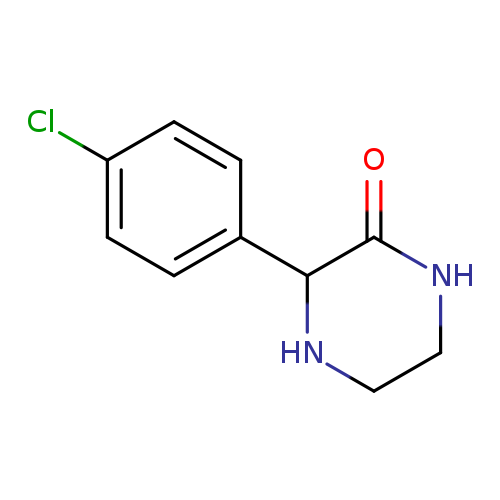 O=C1NCCNC1c1ccc(cc1)Cl