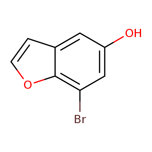 Oc1cc(Br)c2c(c1)cco2