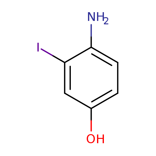 Oc1ccc(c(c1)I)N