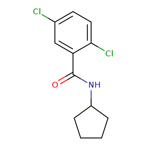 O=C(c1cc(Cl)ccc1Cl)NC1CCCC1