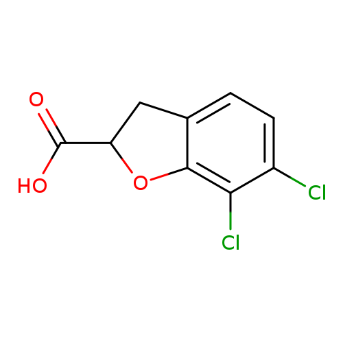 OC(=O)C1Cc2c(O1)c(Cl)c(cc2)Cl