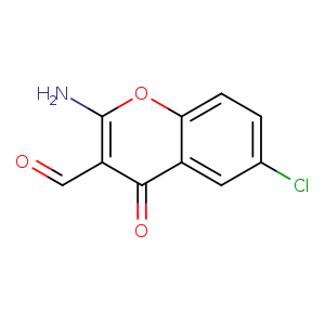 O=Cc1c(N)oc2c(c1=O)cc(cc2)Cl
