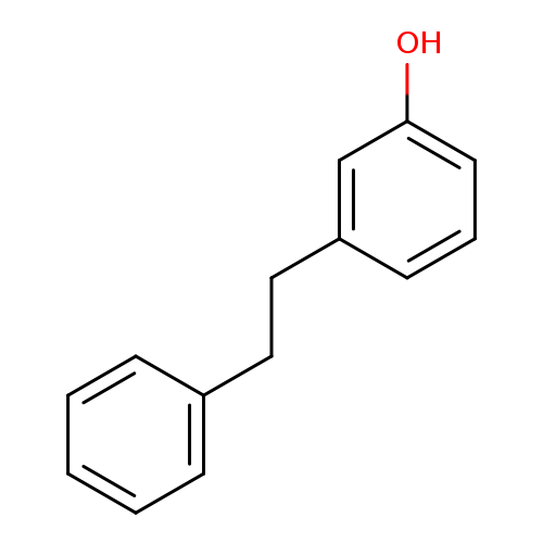 Oc1cccc(c1)CCc1ccccc1