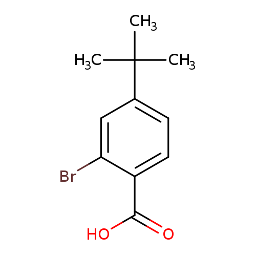 OC(=O)c1ccc(cc1Br)C(C)(C)C