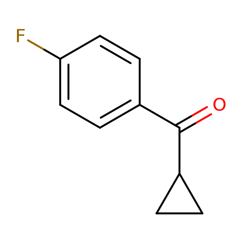O=C(c1ccc(cc1)F)C1CC1