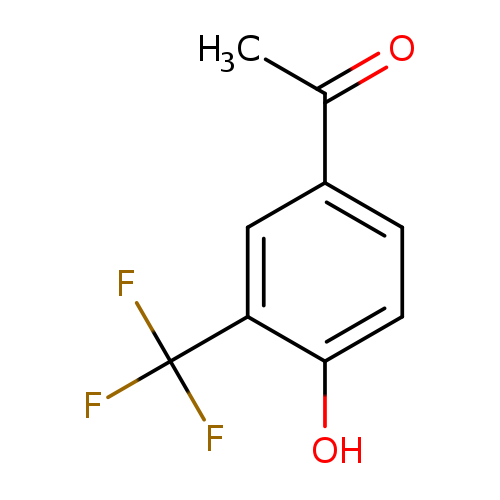 CC(=O)c1ccc(c(c1)C(F)(F)F)O
