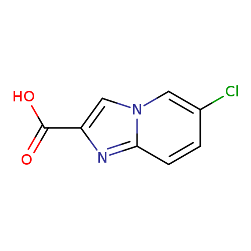 Clc1ccc2n(c1)cc(n2)C(=O)O