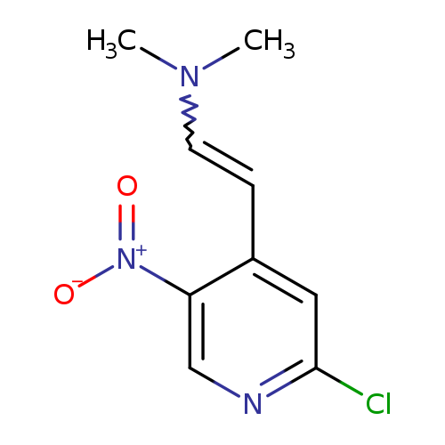 CN(C=Cc1cc(Cl)ncc1[N+](=O)[O-])C
