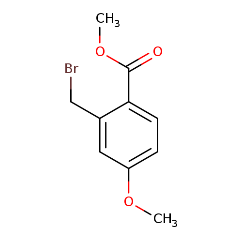 COc1ccc(c(c1)CBr)C(=O)OC