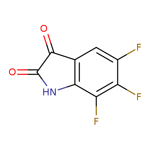O=C1Nc2c(C1=O)cc(c(c2F)F)F