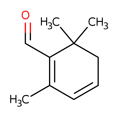 O=CC1=C(C)C=CCC1(C)C