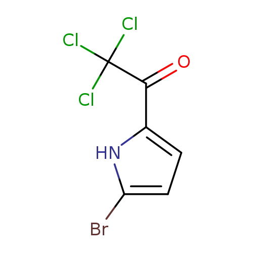 O=C(C(Cl)(Cl)Cl)c1ccc([nH]1)Br