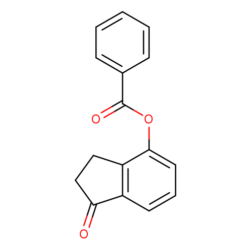 O=C(c1ccccc1)Oc1cccc2c1CCC2=O