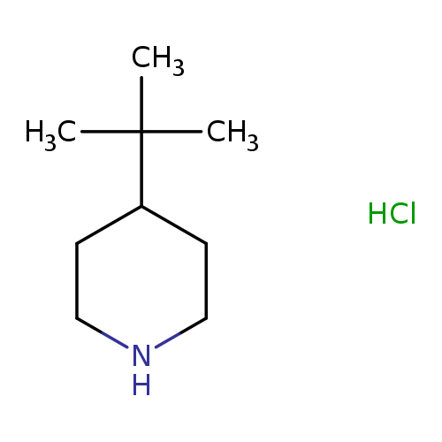 CC(C1CCNCC1)(C)C.Cl