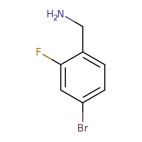 NCc1ccc(cc1F)Br