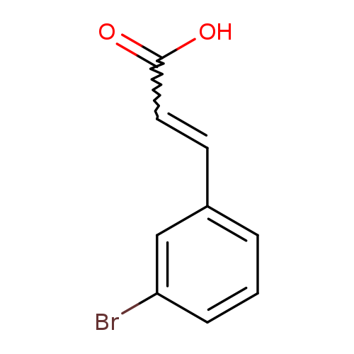 OC(=O)C=Cc1cccc(c1)Br