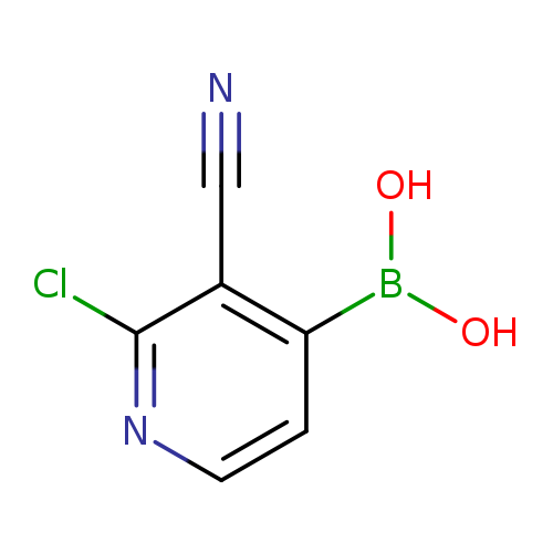 N#Cc1c(Cl)nccc1B(O)O