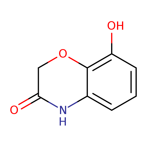 Oc1cccc2c1OCC(=O)N2