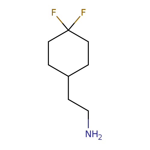 NCCC1CCC(CC1)(F)F