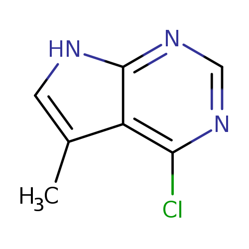 Cc1c[nH]c2c1c(Cl)ncn2