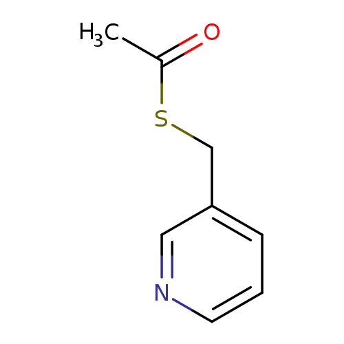 CC(=O)SCc1cccnc1
