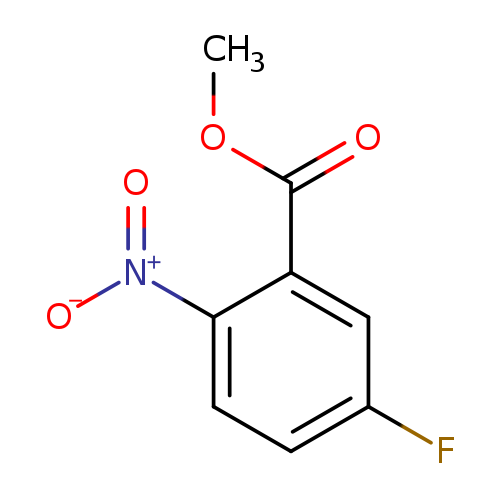 [O-][N+](=O)c1ccc(cc1C(=O)OC)F