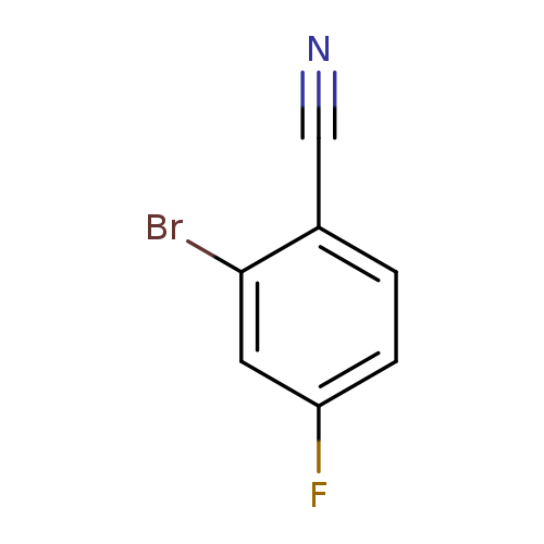 N#Cc1ccc(cc1Br)F