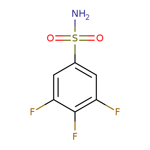 Fc1c(F)cc(cc1F)S(=O)(=O)N