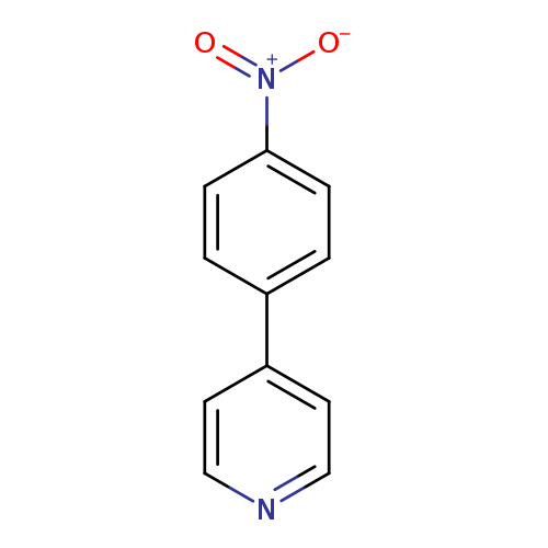 [O-][N+](=O)c1ccc(cc1)c1ccncc1