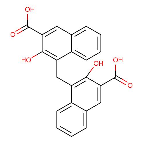 OC(=O)c1cc2ccccc2c(c1O)Cc1c(O)c(cc2c1cccc2)C(=O)O