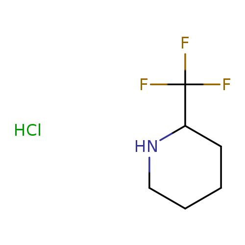 FC(C1CCCCN1)(F)F.Cl