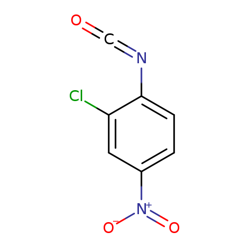 O=C=Nc1ccc(cc1Cl)[N+](=O)[O-]