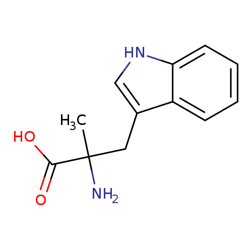 OC(=O)C(Cc1c[nH]c2c1cccc2)(N)C