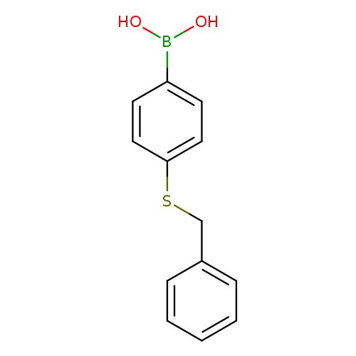 OB(c1ccc(cc1)SCc1ccccc1)O