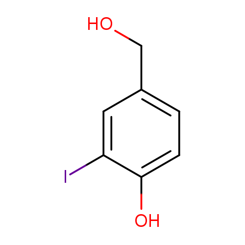 OCc1ccc(c(c1)I)O