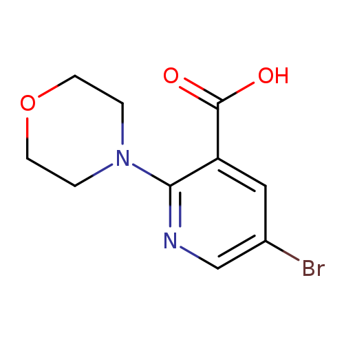 Brc1cnc(c(c1)C(=O)O)N1CCOCC1