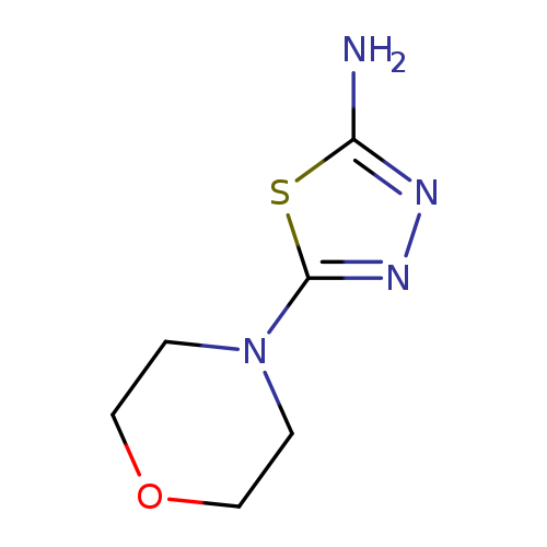 Nc1nnc(s1)N1CCOCC1
