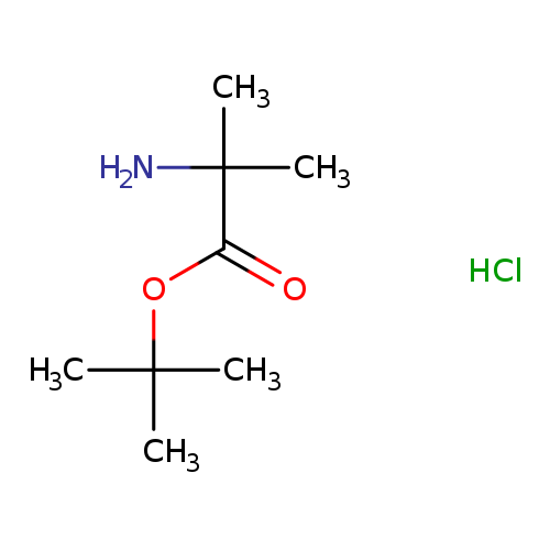 O=C(C(N)(C)C)OC(C)(C)C.Cl