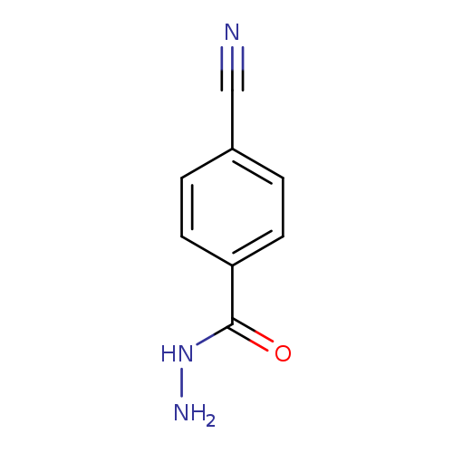 NNC(=O)c1ccc(cc1)C#N