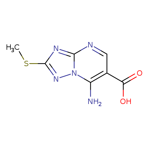 CSc1nn2c(n1)ncc(c2N)C(=O)O