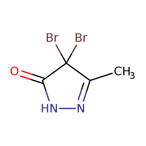 O=C1NN=C(C1(Br)Br)C