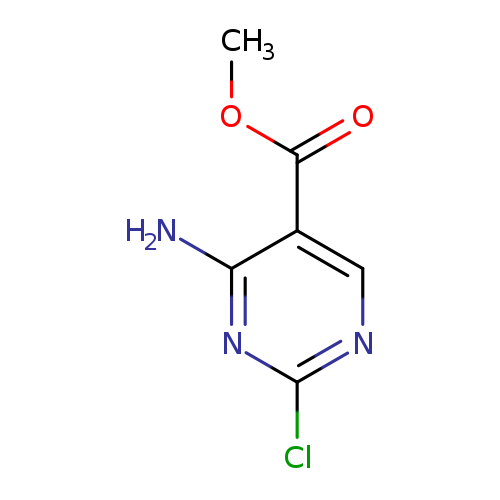 COC(=O)c1cnc(nc1N)Cl