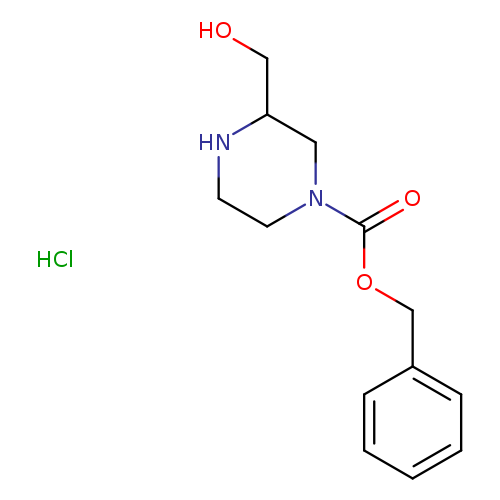 OCC1NCCN(C1)C(=O)OCc1ccccc1.Cl