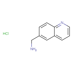 NCc1ccc2c(c1)cccn2.Cl