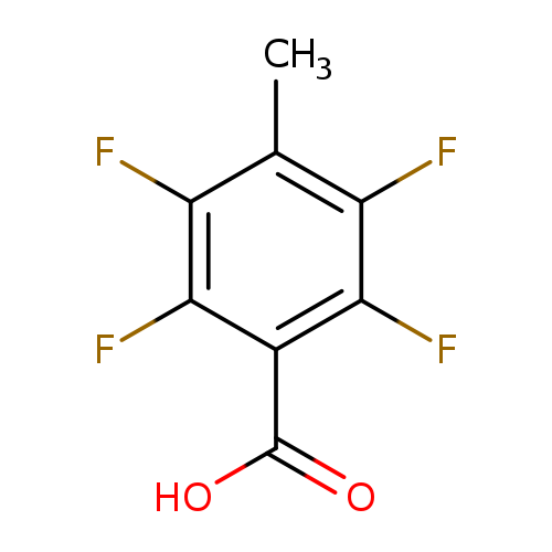 Fc1c(C)c(F)c(c(c1F)C(=O)O)F