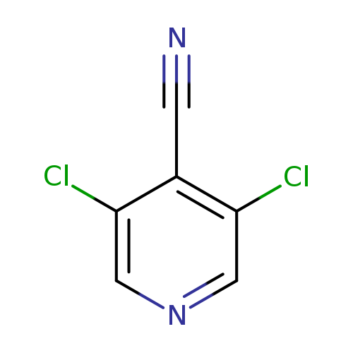 N#Cc1c(Cl)cncc1Cl