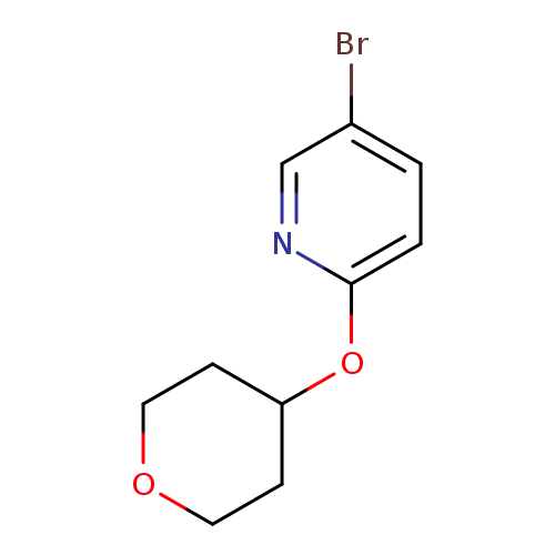 Brc1ccc(nc1)OC1CCOCC1