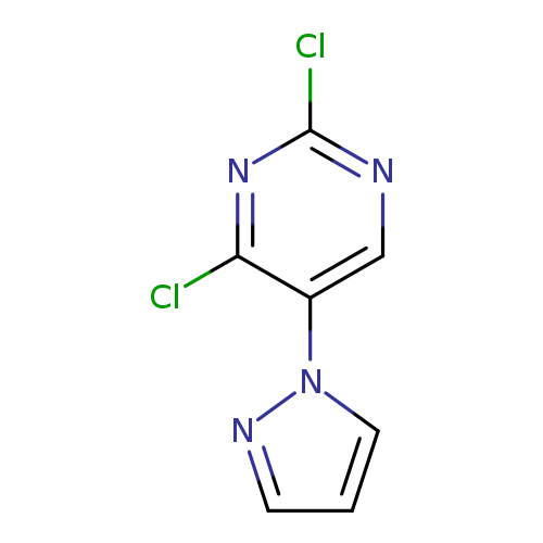 Clc1ncc(c(n1)Cl)n1cccn1